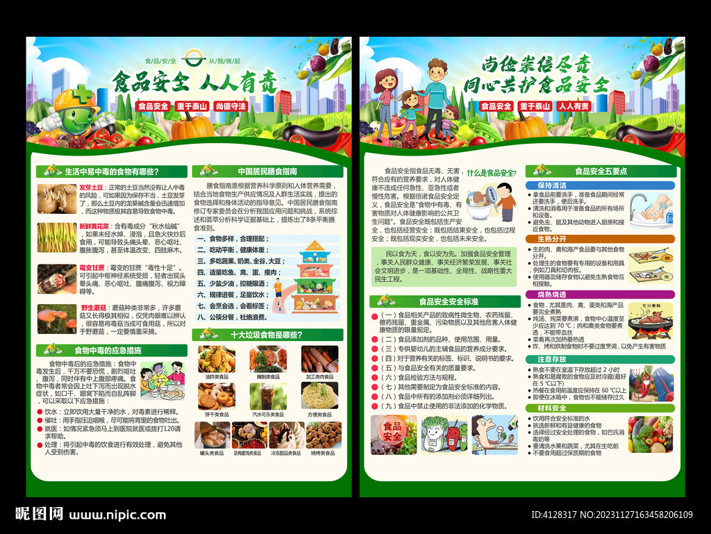 食品安全宣傳單