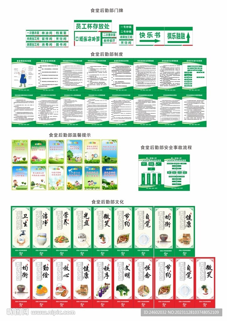 學(xué)校食堂后勤部文化及制度