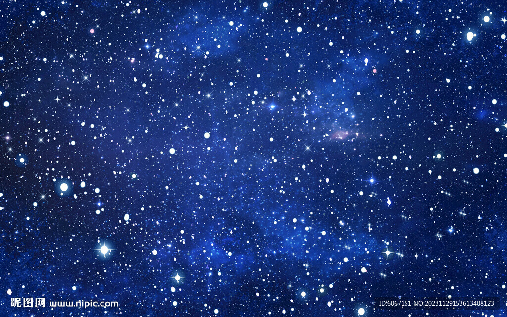 藍(lán)色宇宙星空背景墻