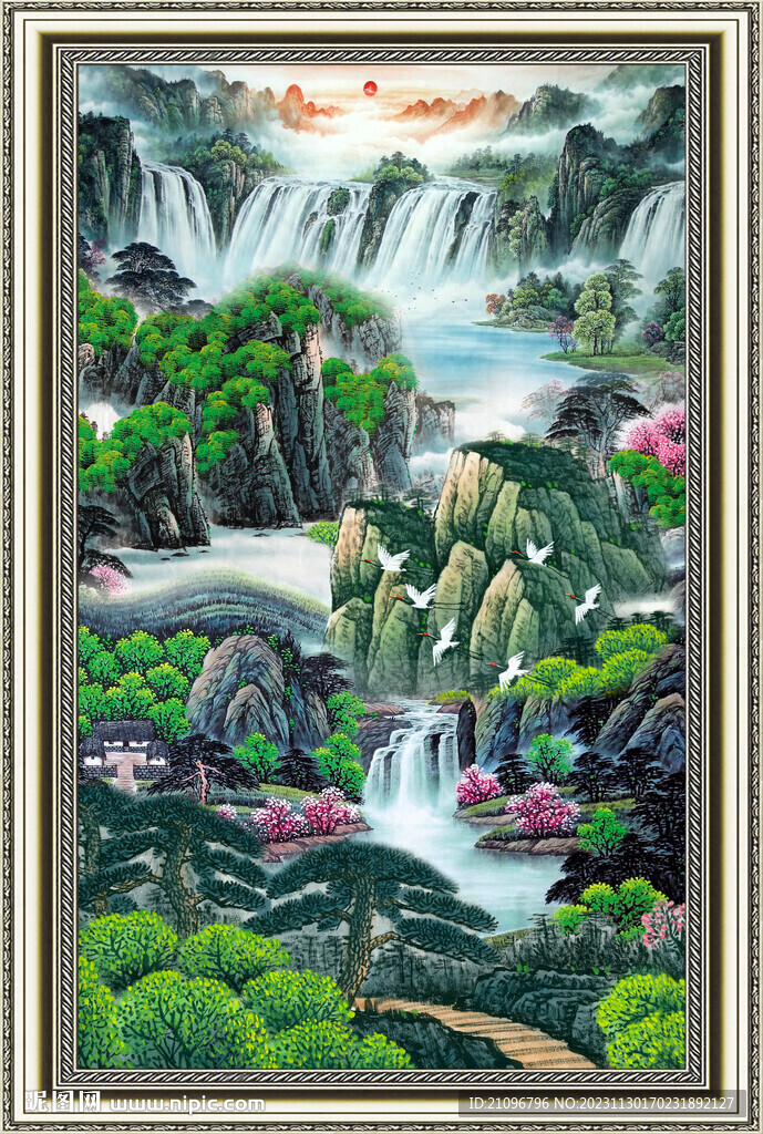 中堂山水
