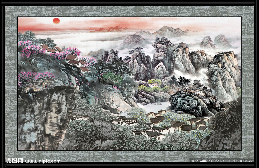 國(guó)畫(huà)山水畫(huà) 