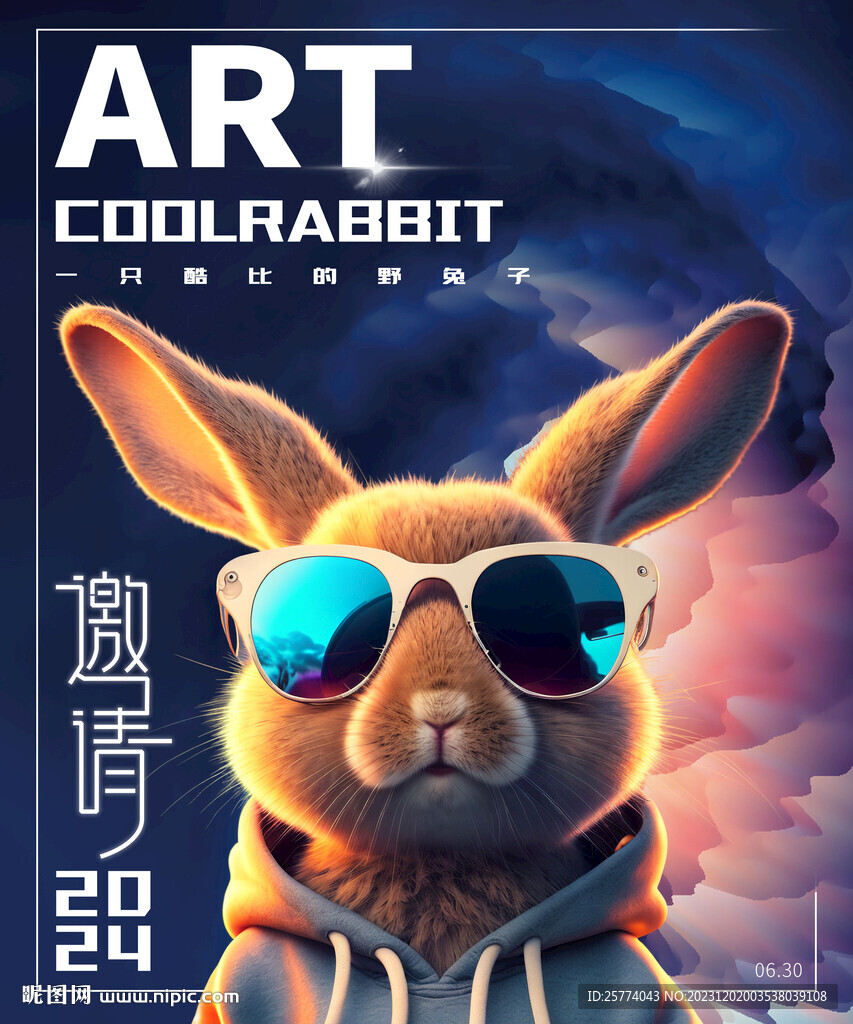 兔子海报