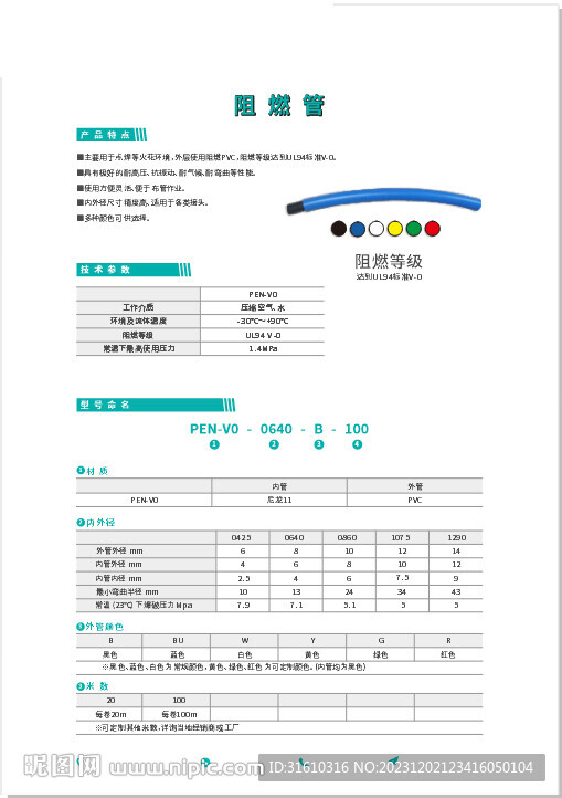 阻燃管