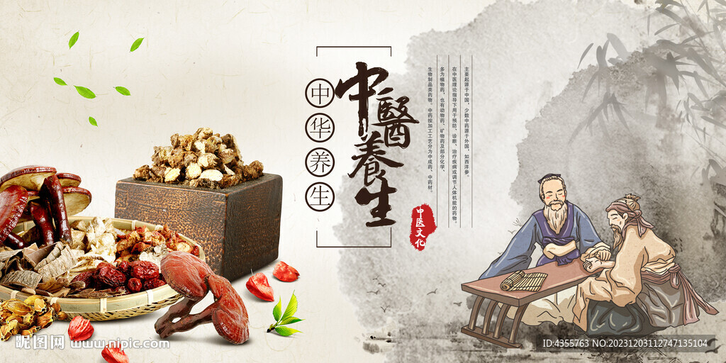 中醫養生展板