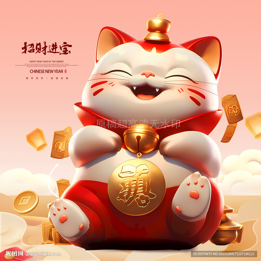 春節發財貓寶寶