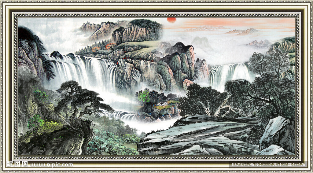 山水轉(zhuǎn)運(yùn)圖