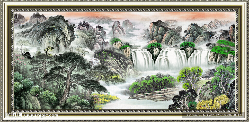 山水轉運圖 