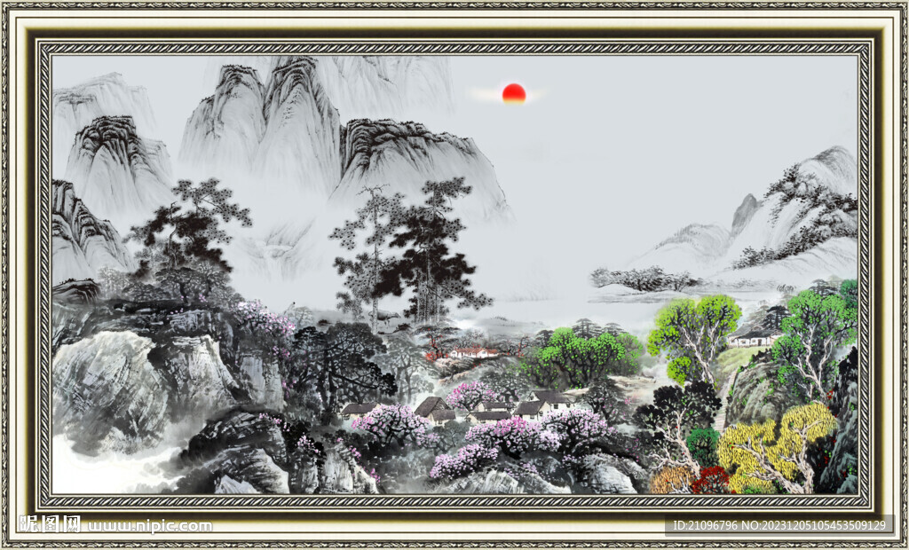 招財(cái)山水