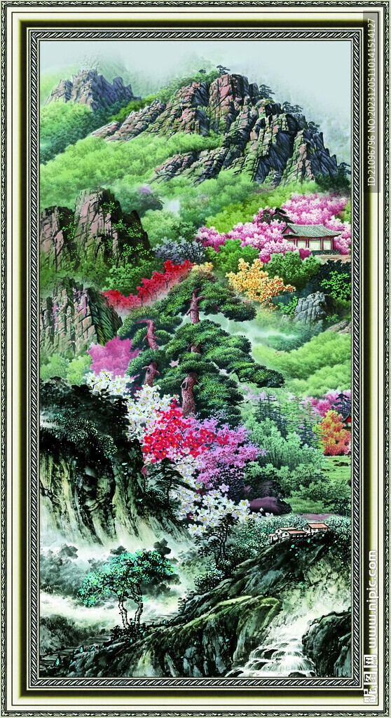 巨幅山水畫