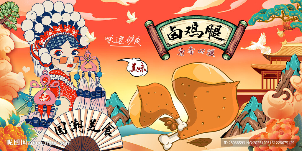 鹵雞腿