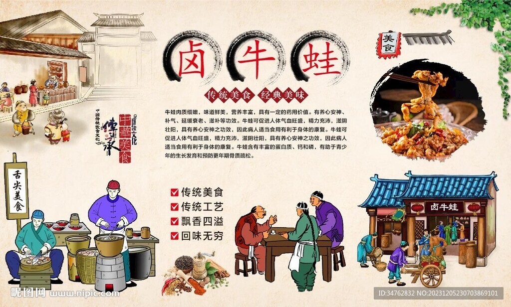 鹵牛蛙
