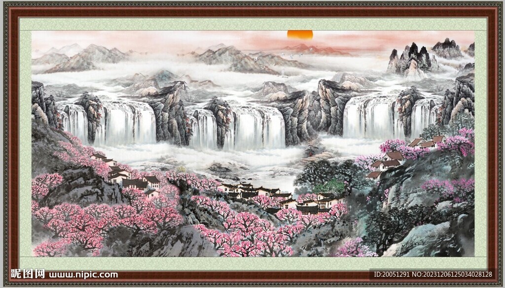 大廳山水