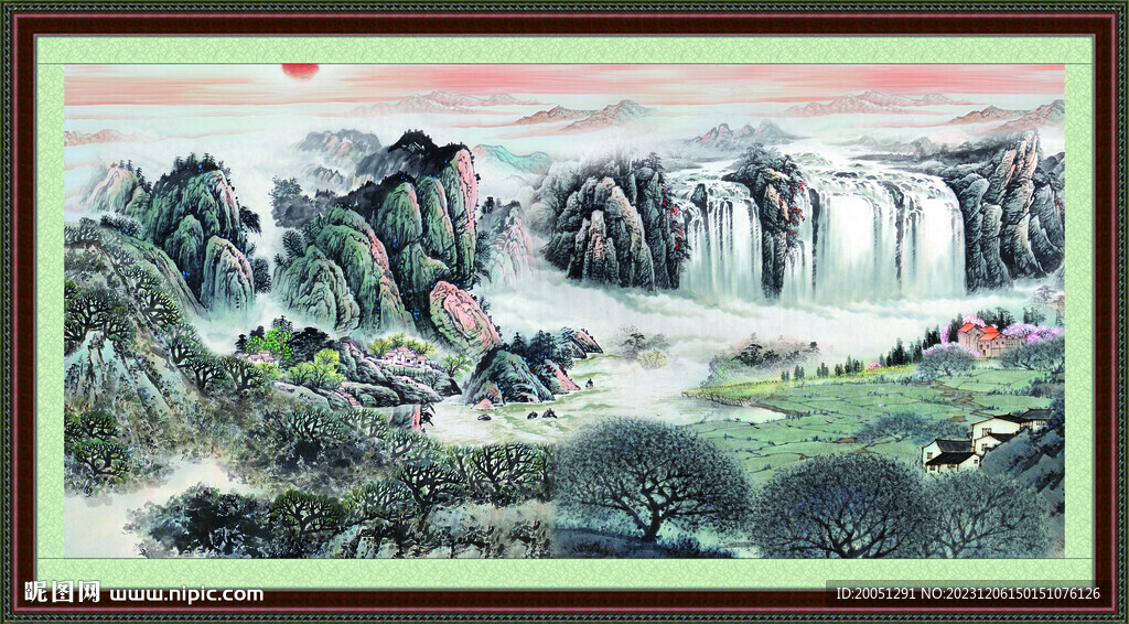 新中式山水 