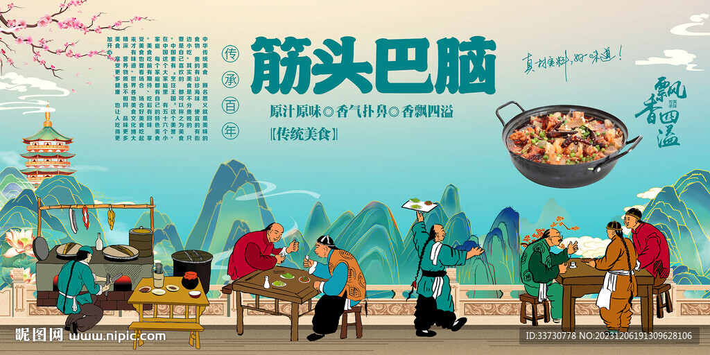 筋頭巴腦