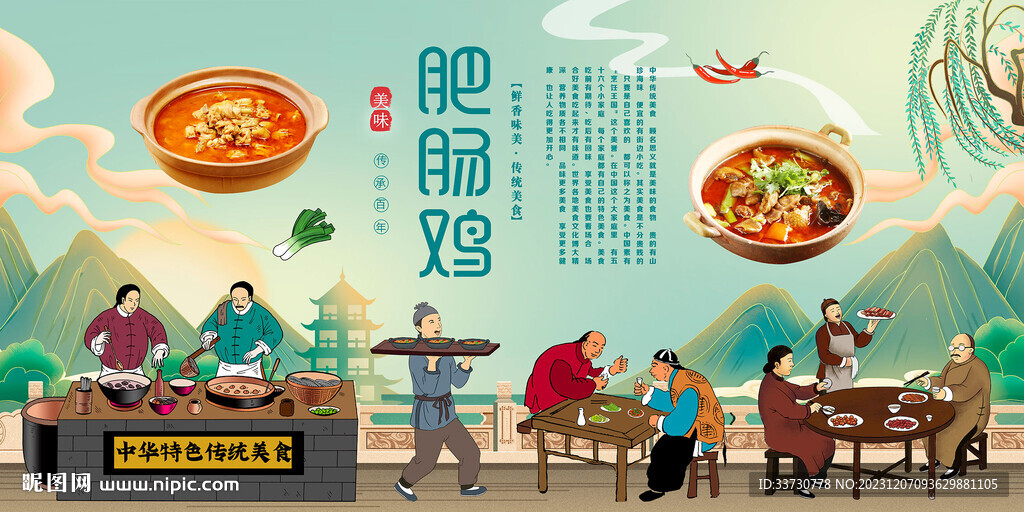 肥腸雞
