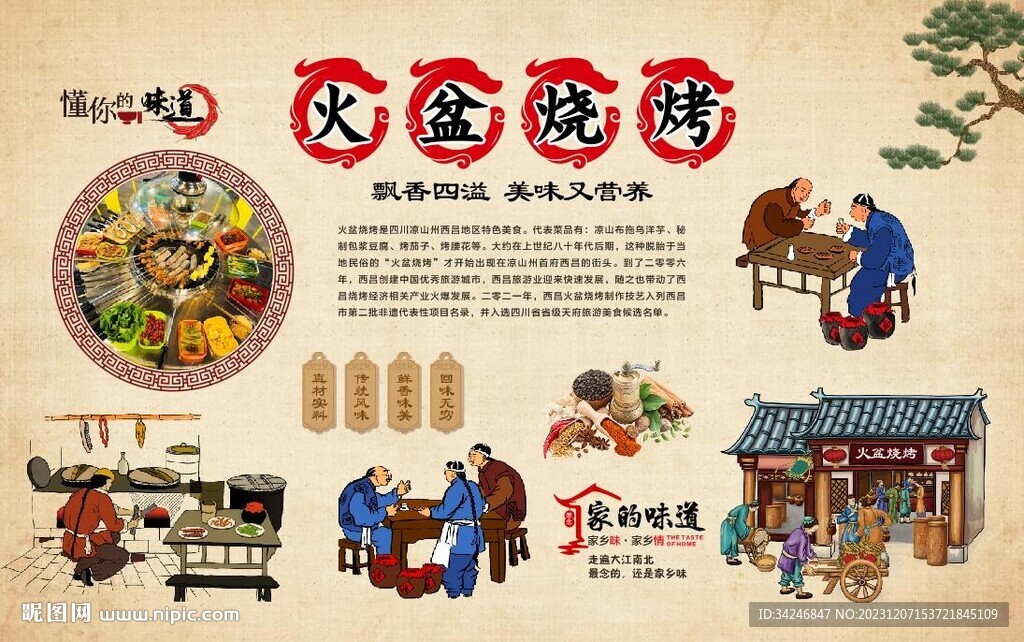 火盆燒烤