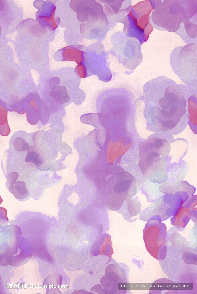 水彩花