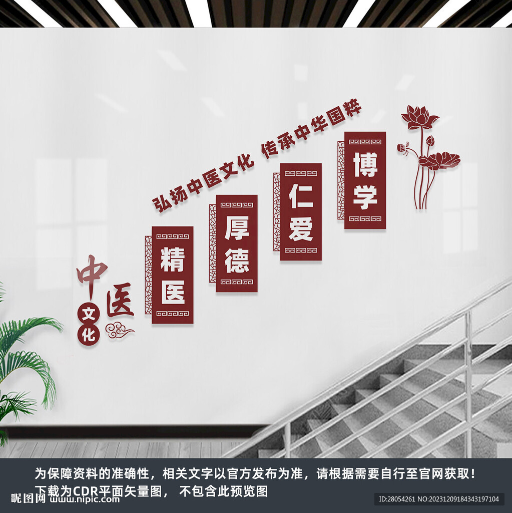 中醫(yī)樓梯文化墻