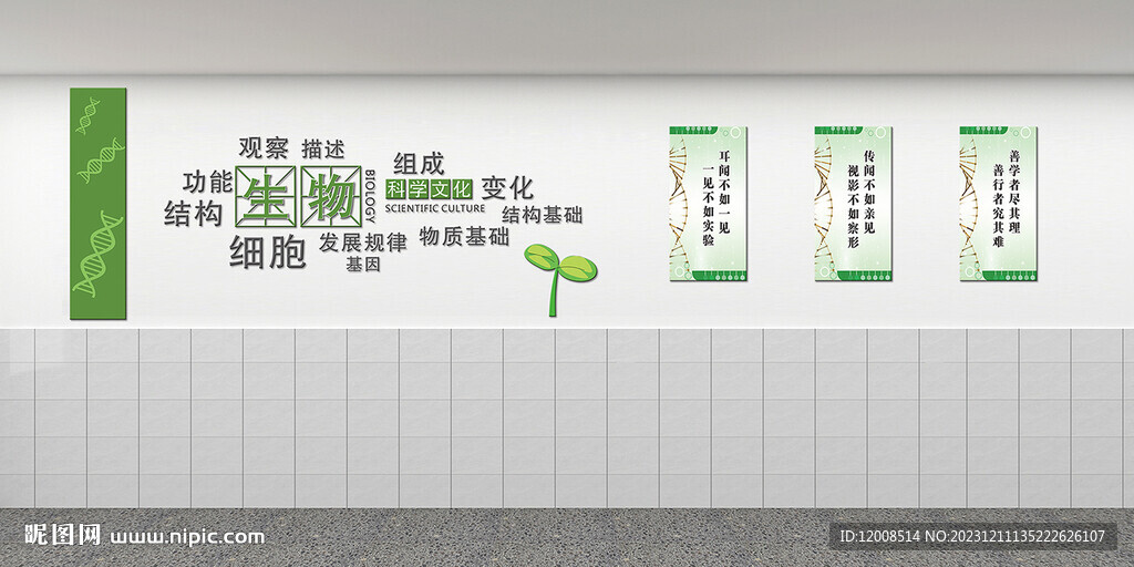 生物走廊文化墻