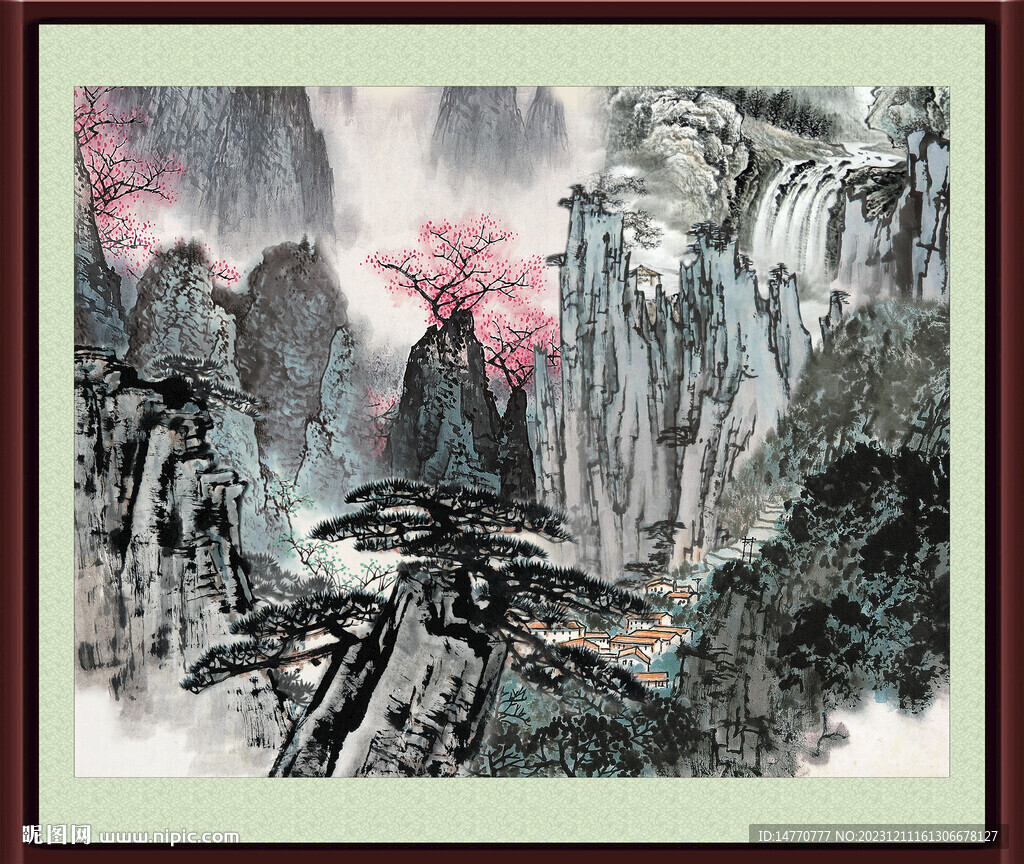 辦公室山水