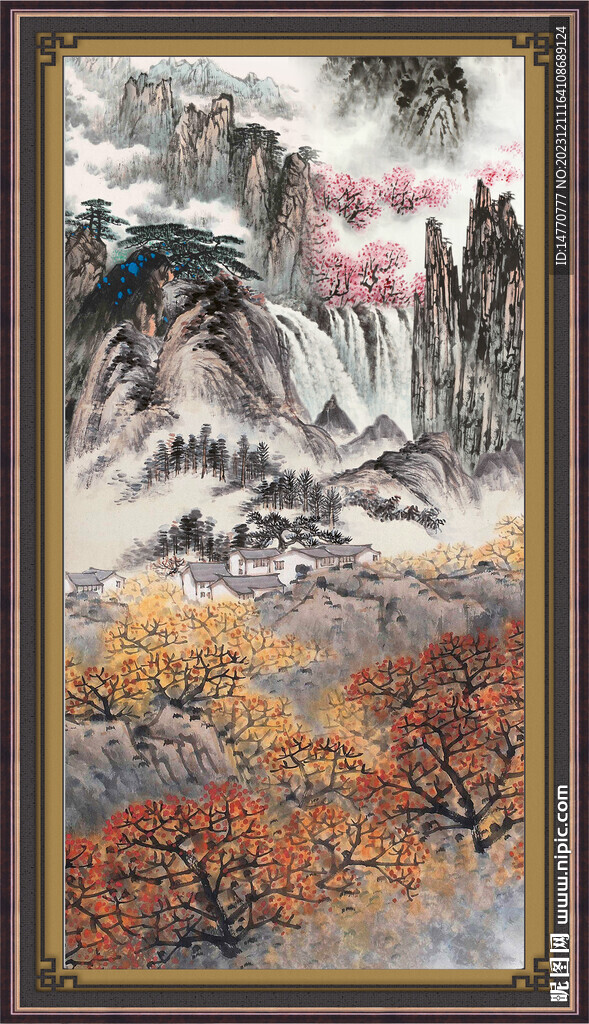 辦公室山水畫