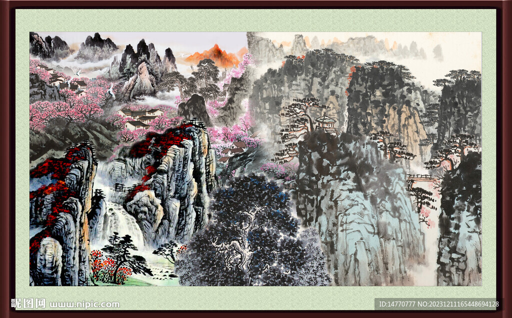 辦公室山水