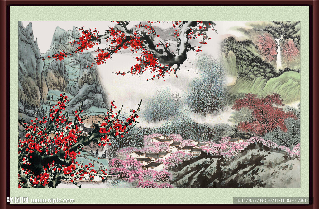 紅梅報(bào)春 