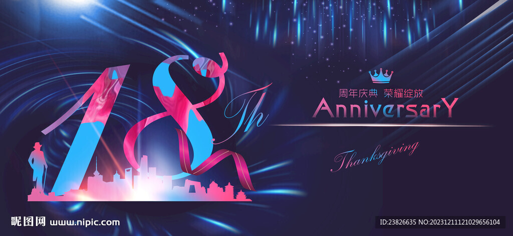 18周年