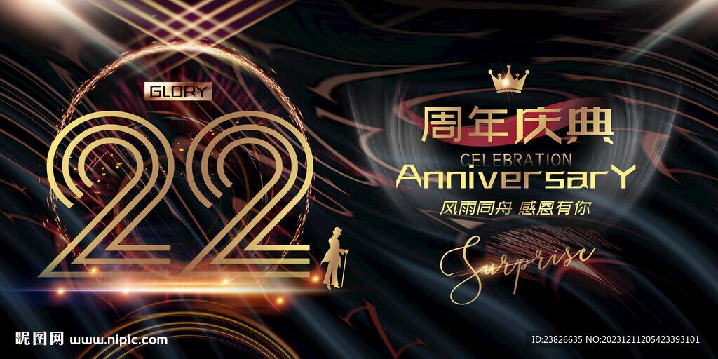 22周年