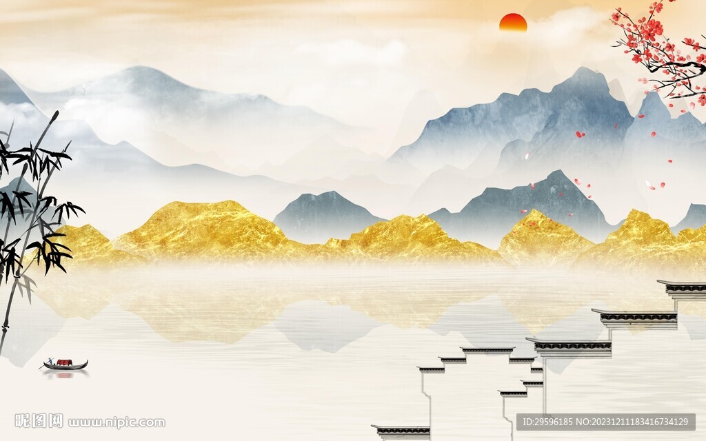 爆款 新款高端山水 Tif分層