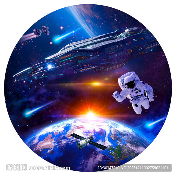 太空星空宇航員吊頂