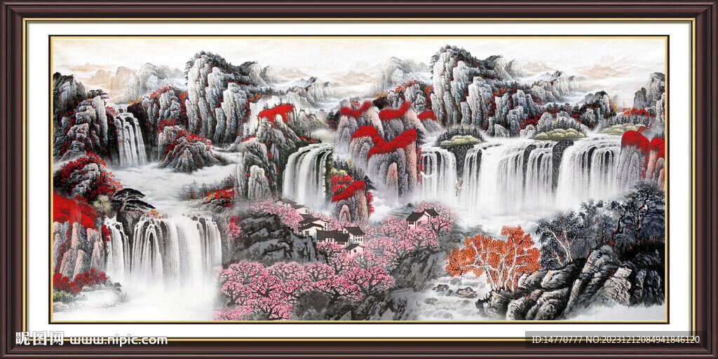 辦公室山水畫