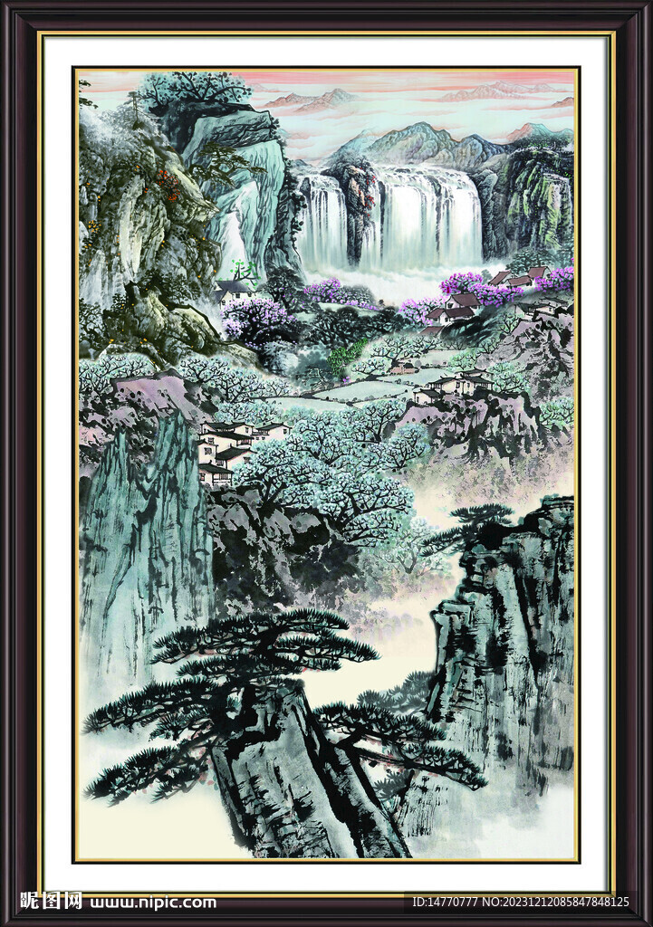 辦公室山水