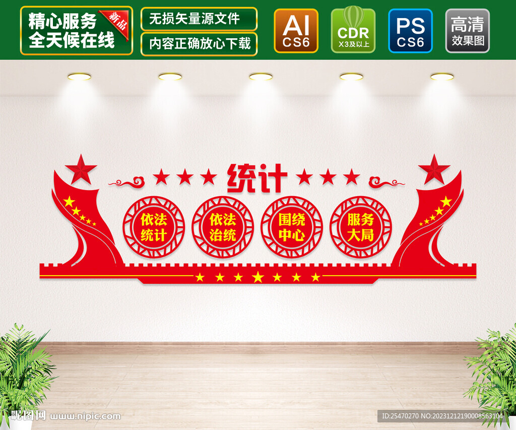 統(tǒng)計文化墻