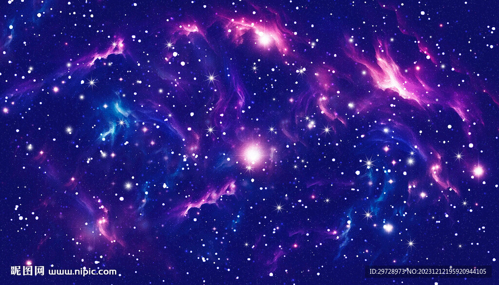 夢幻星空背景軟膜