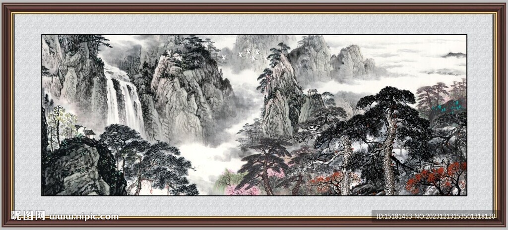 巨幅山水