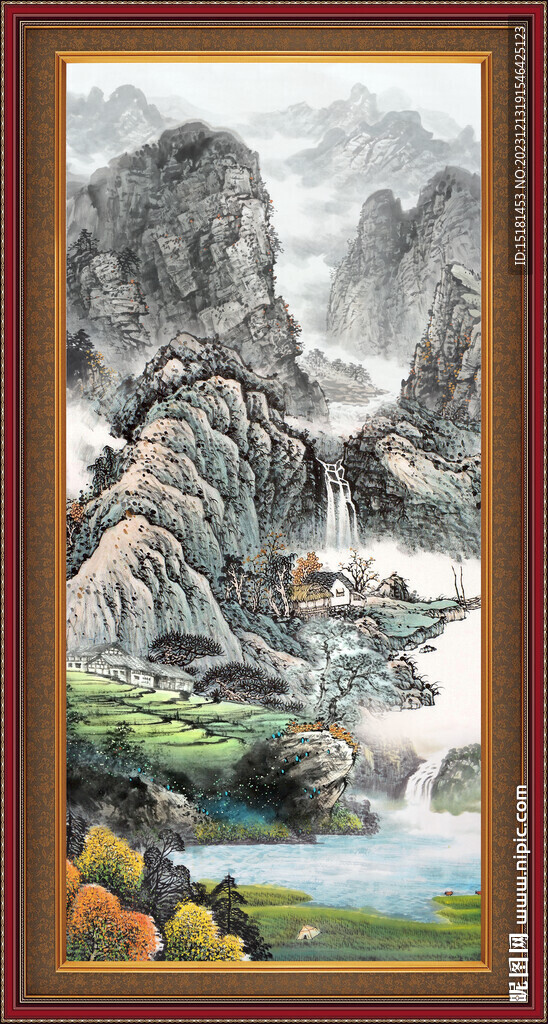 巨幅山水畫 