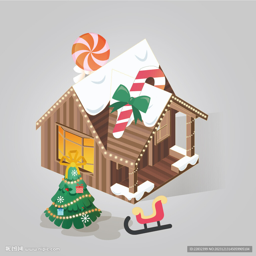 圣诞节小木屋