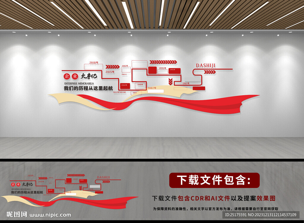 企業發展歷程文化墻