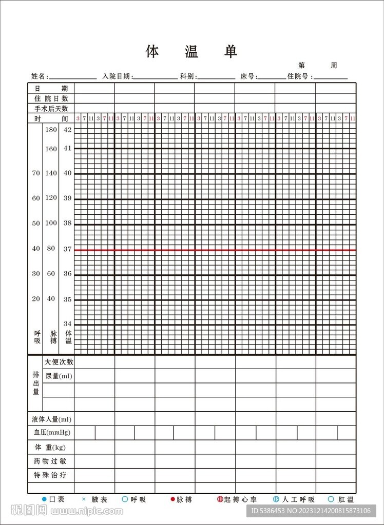 體溫單