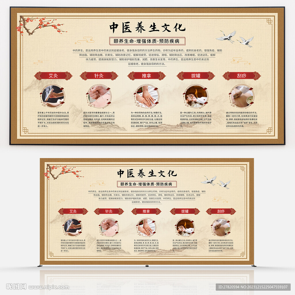 中醫(yī)養(yǎng)生展板