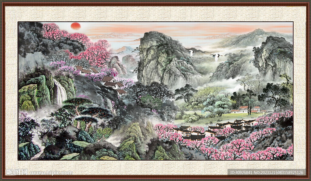 中国画风景 