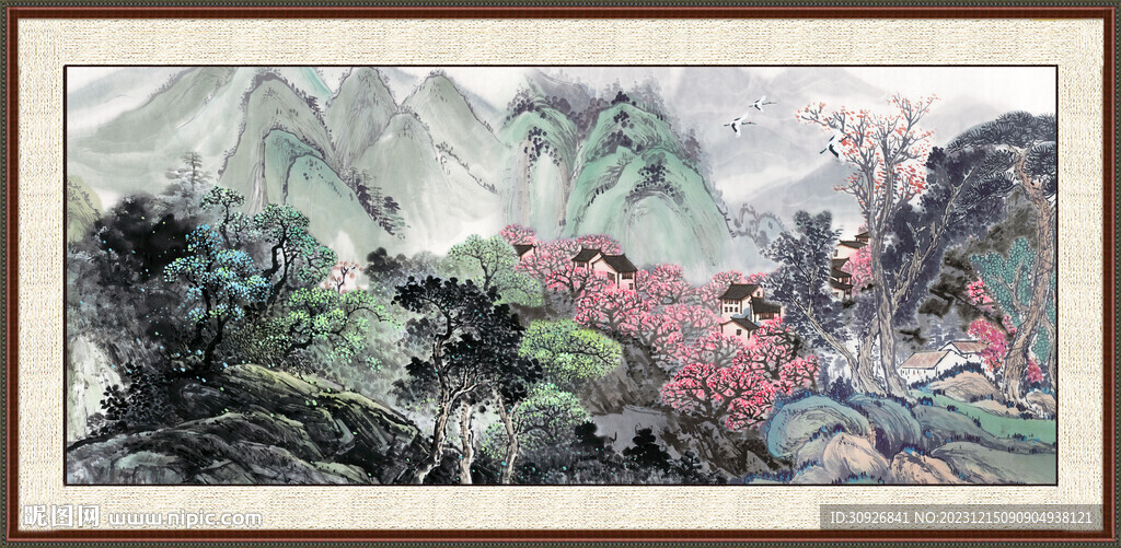 新中式山水畫 