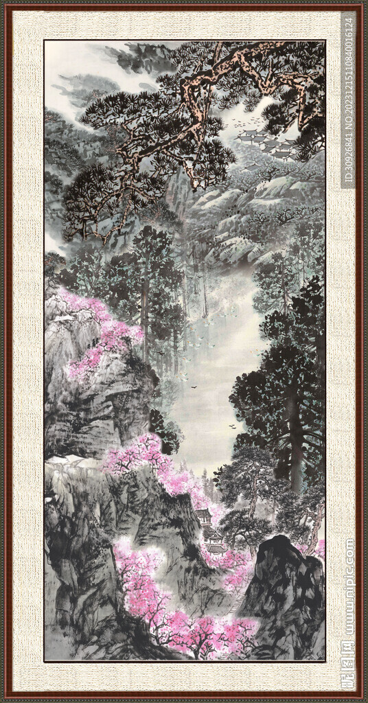 裝飾山水畫 