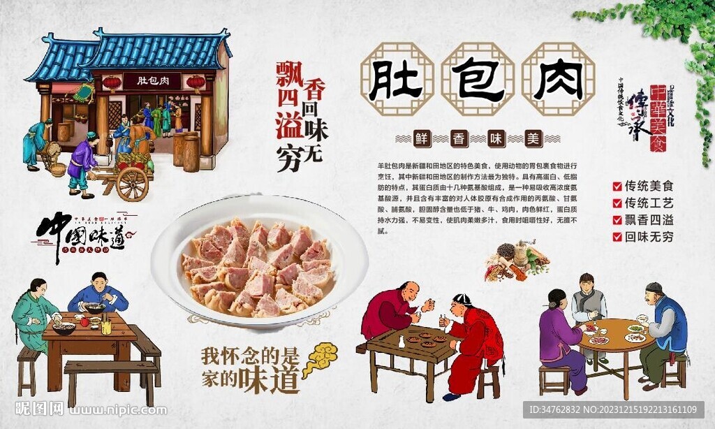 肚包肉 