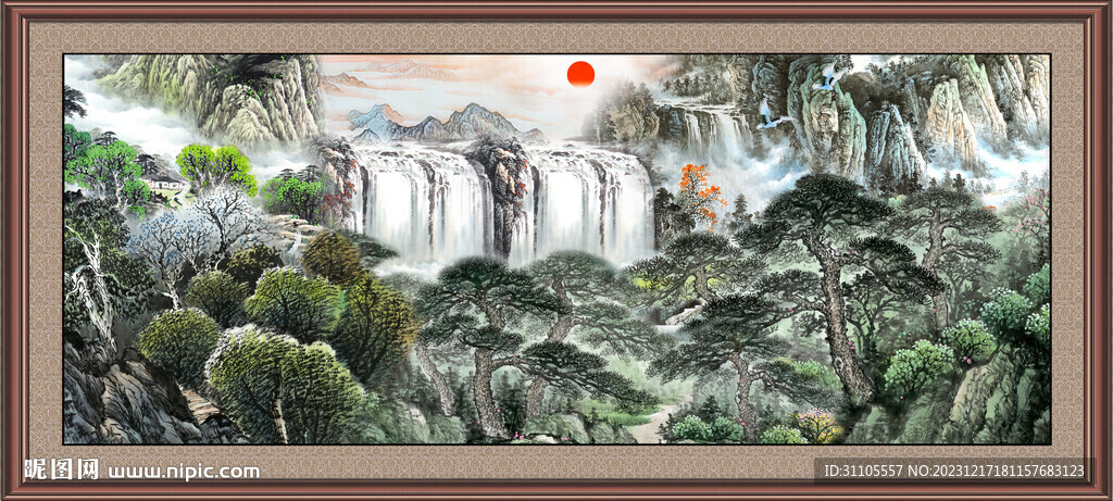 山水圖 