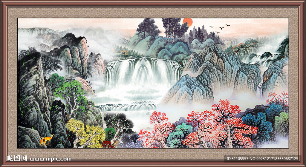 中堂山水畫