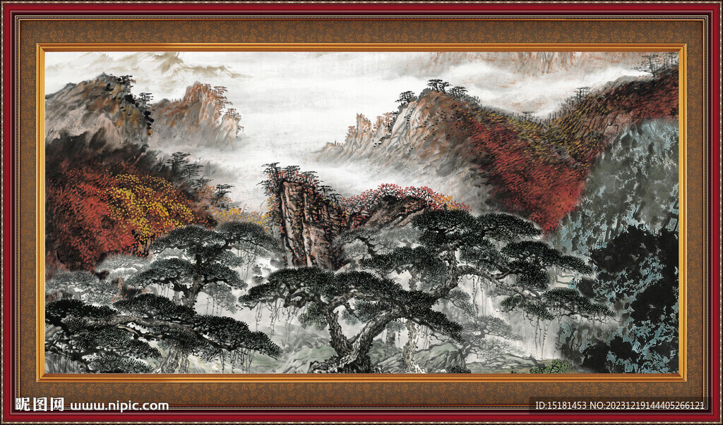 客廳山水畫(huà) 