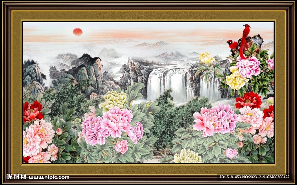 富貴吉祥圖 