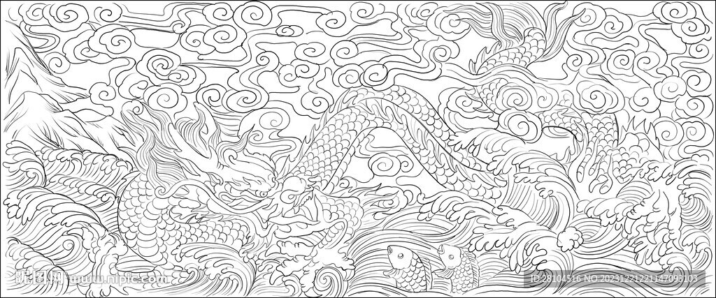 白描龍